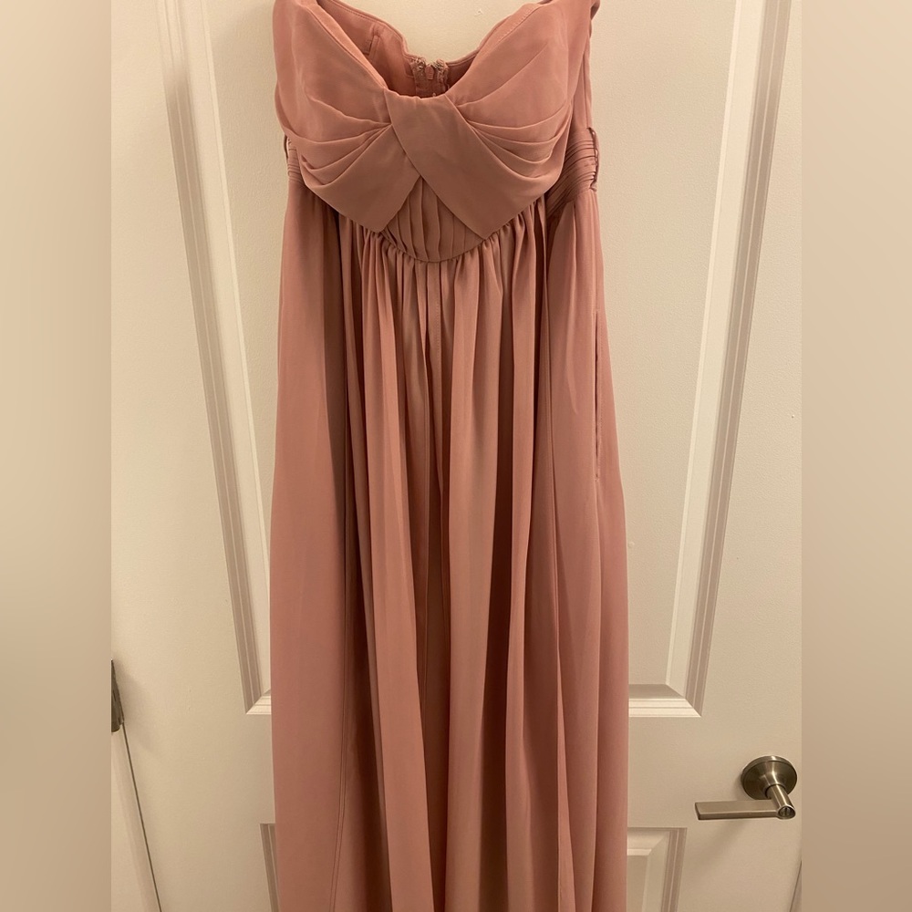 Birdie Grey English Rose bridesmaid dress Size S